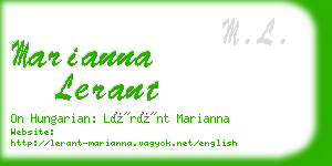 marianna lerant business card